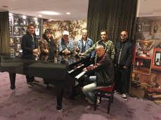 The Sandmen på bes&oslash;g hos Memphis Mansion. 